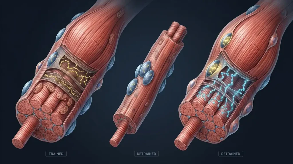 proteomic mechanisms of muscle memory